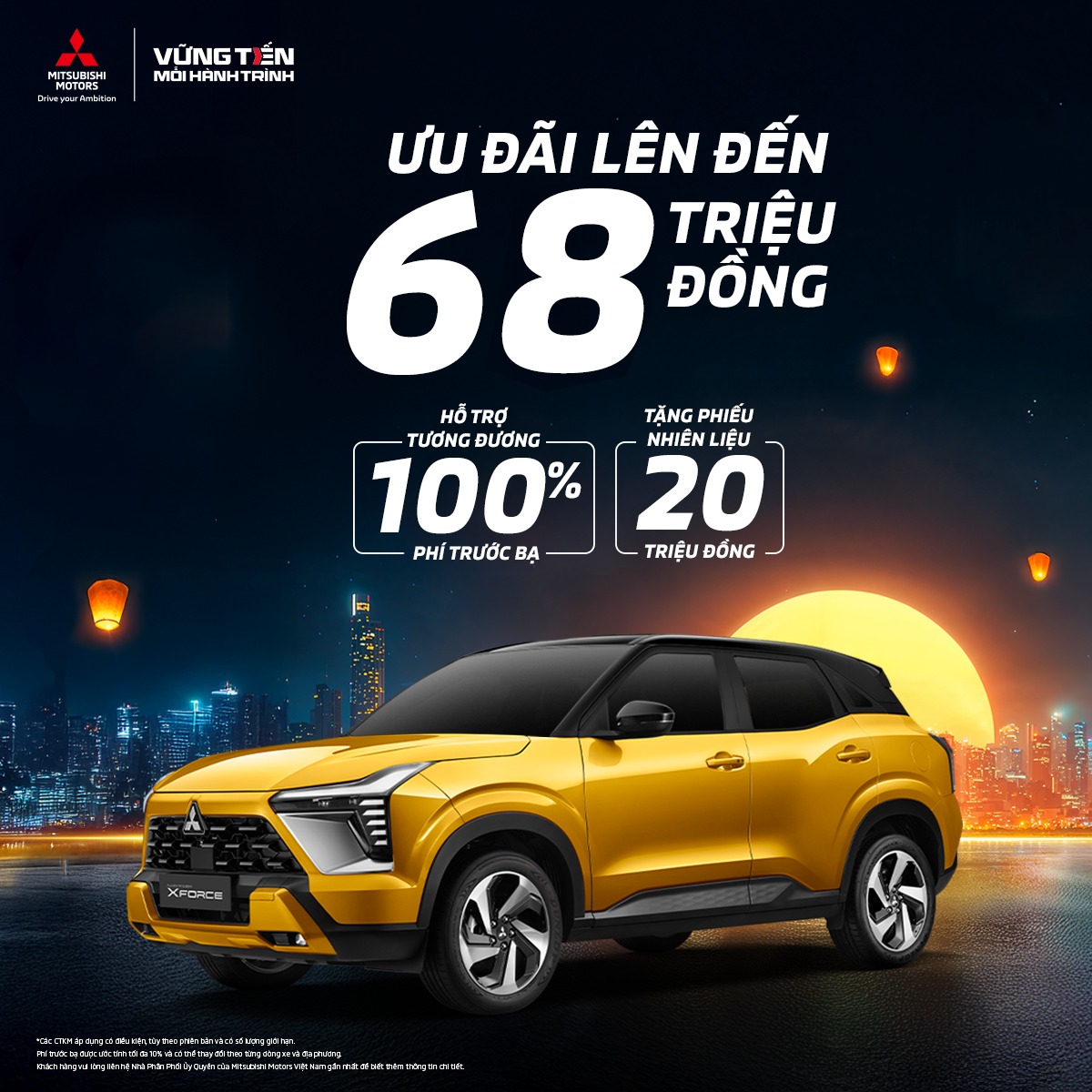 Chương trình ưu đãi mitsubishi tháng 10