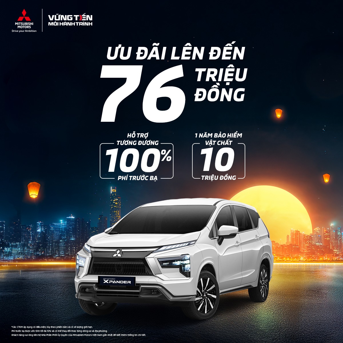 Chương trình ưu đãi mitsubishi tháng 10