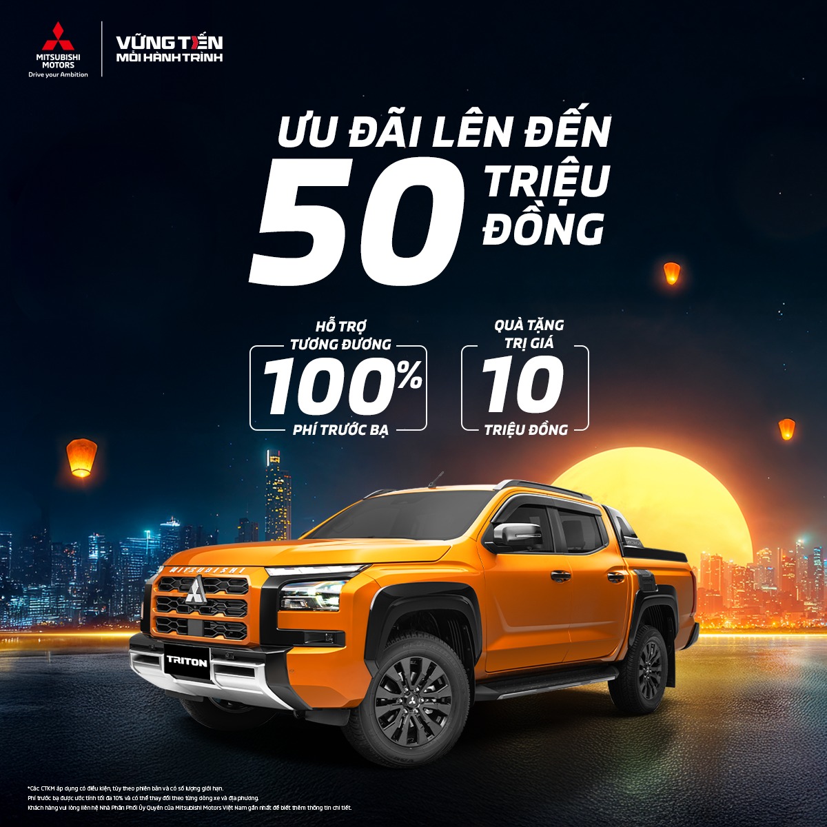 Chương trình ưu đãi mitsubishi tháng 10