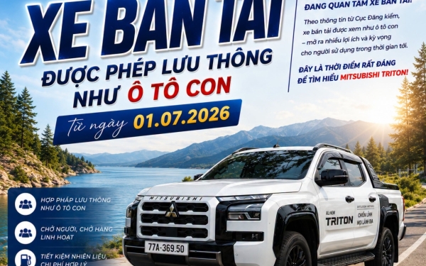 TIN VUI CHÍNH THỨC DÀNH CHO KHÁCH HÀNG QUAN TÂM XE BÁN TẢI